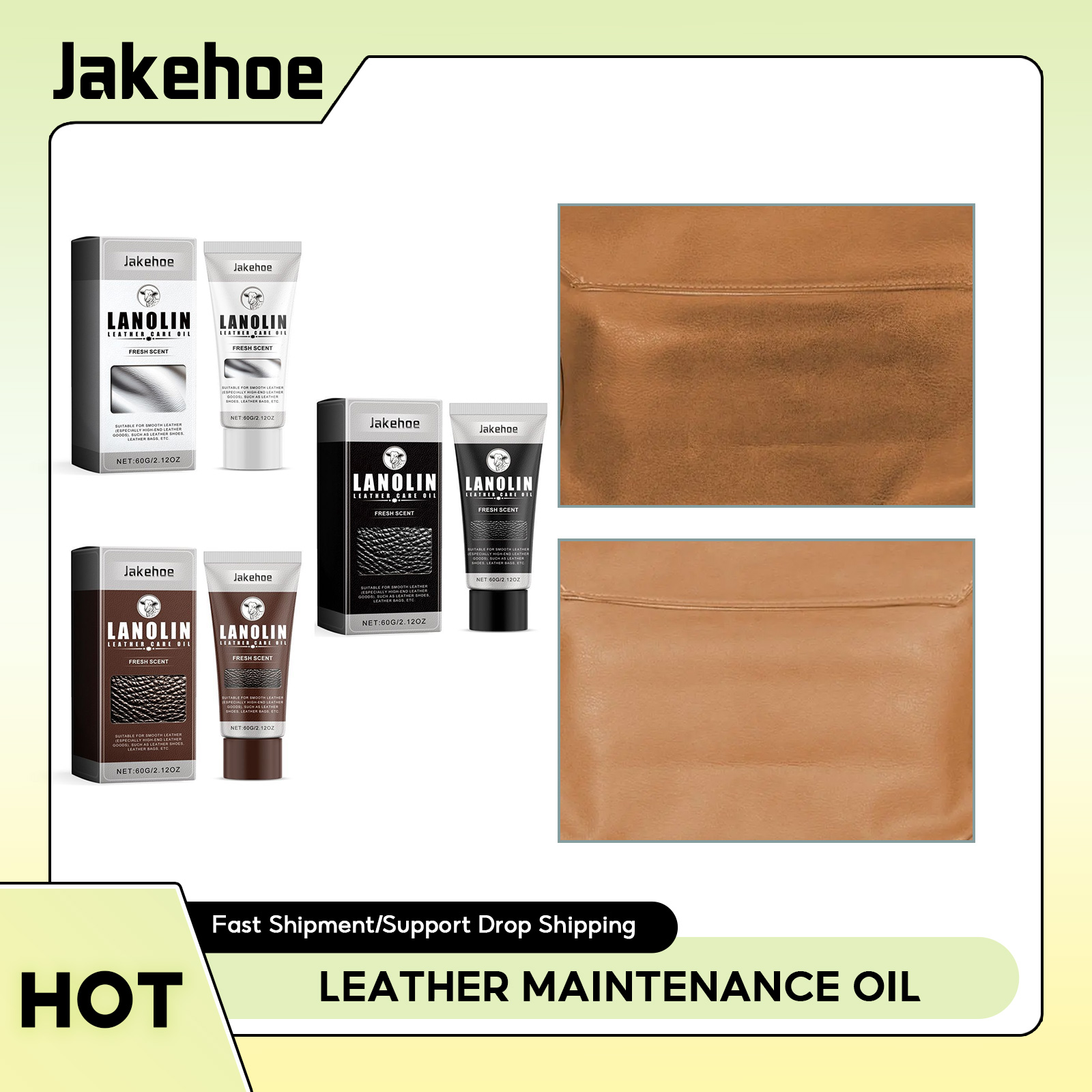 Leather Shoe Polish - Масло для ухода за кожей, ткань