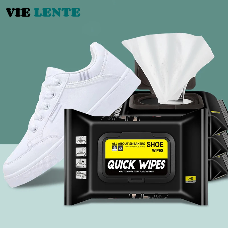 Shoe Cleaner - 12 шт./30 шт. одноразовые салфетки для