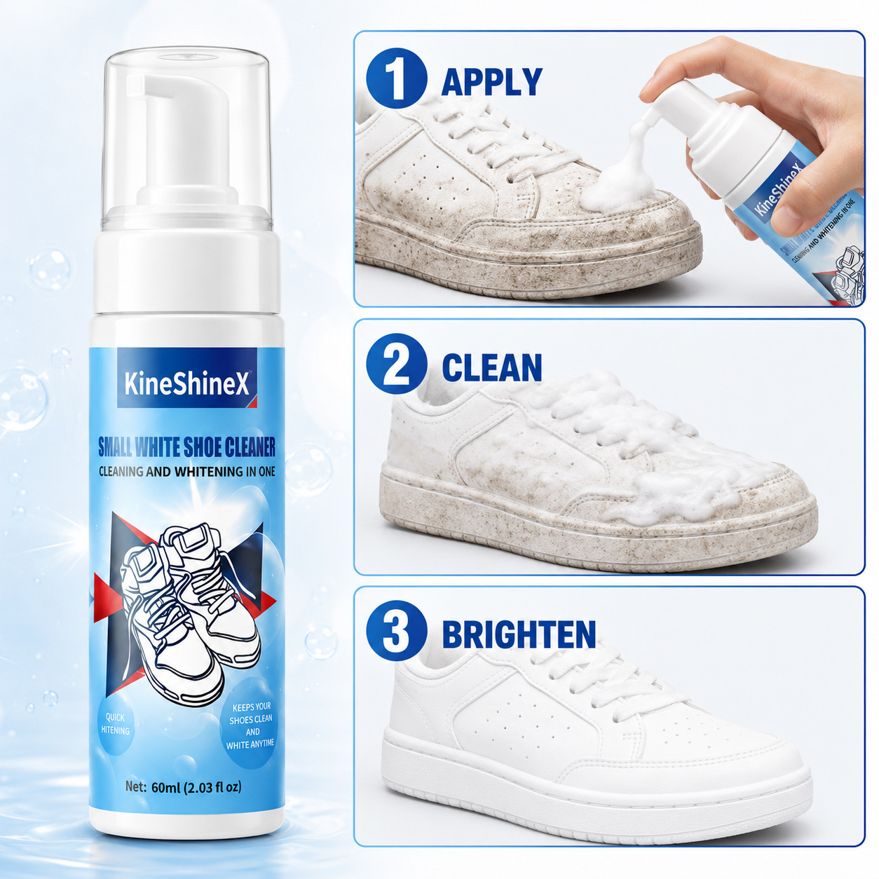 Набор для чистки обуви Gihen:  – обзор и цена Sneaker Cleaner